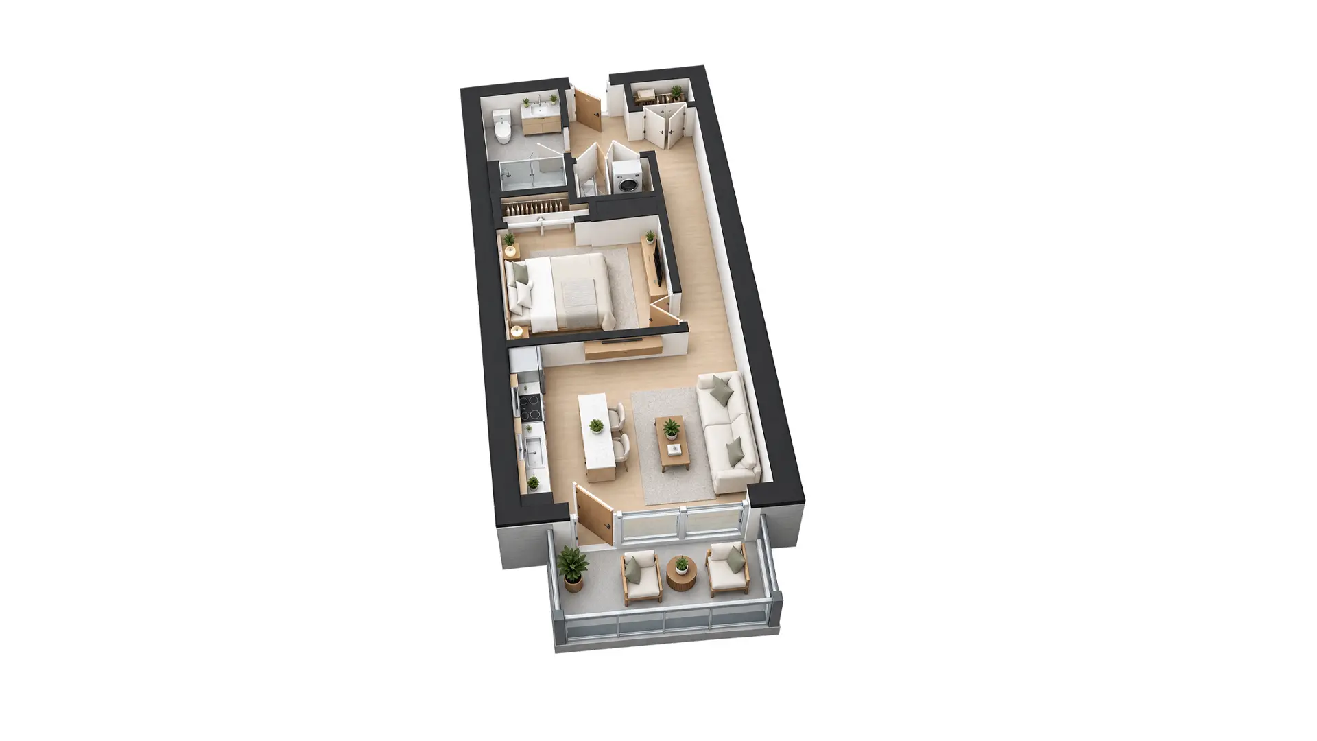 Unit 212 floor plan drawing